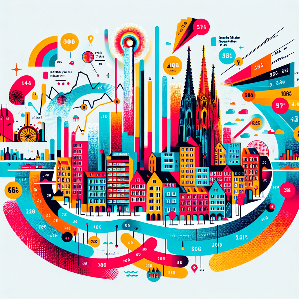 Mietspiegel-Entwicklung Köln Poll vs. umliegende Viertel